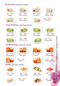 Nagoya Sushi Rouen - Restaurant japonais à Rouen menu