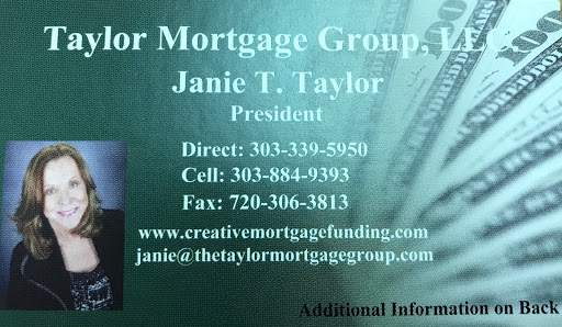 Taylor Mortgage Group, 133 County Road 17, #E-1A, Elizabeth, CO 80107, United States, Mortgage Lender