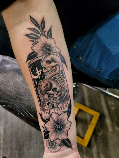 Explore shoulder chest tattoo ideas, creative tattoo ideas in Yakima, available at Wallflower Body Piercing & Crazy Ink Tattoo