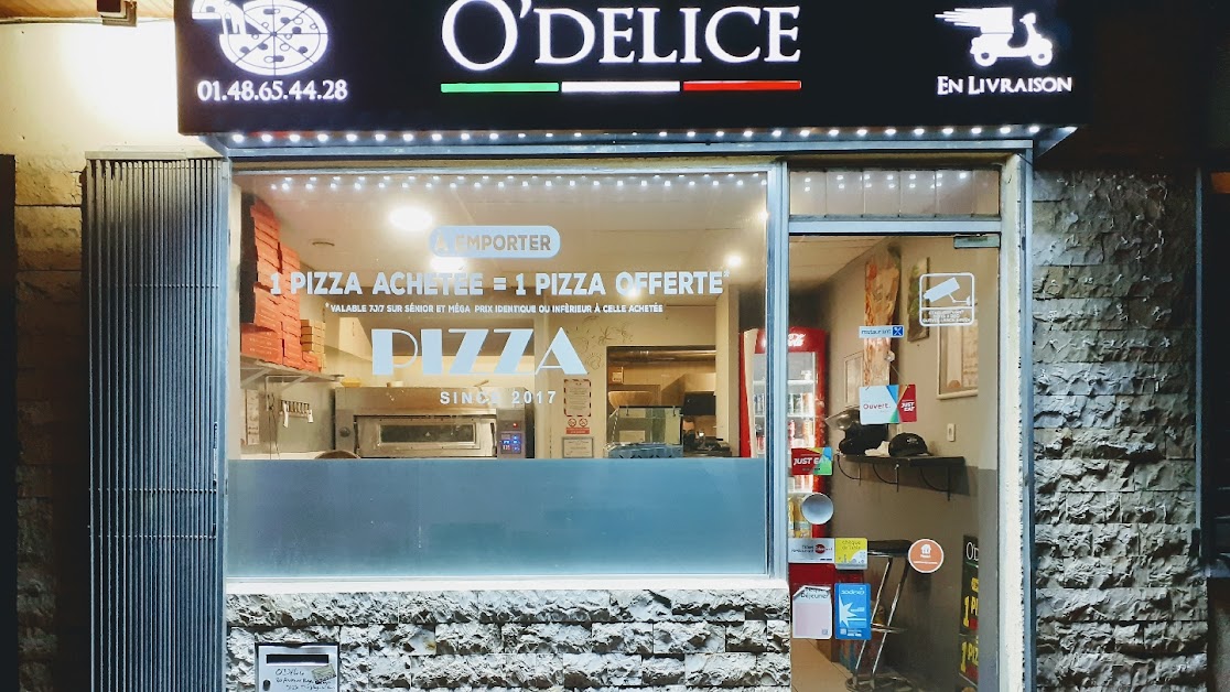 O Délice Pizzeria à Tremblay en france à Tremblay-en-France