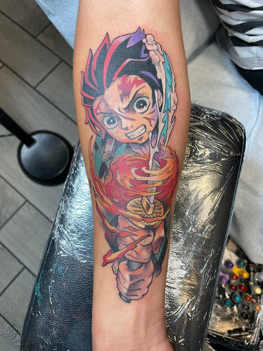 Explore tattoo blending ideas, creative tattoo ideas in El Paso, available at American Tattoo Society of Ft Bliss