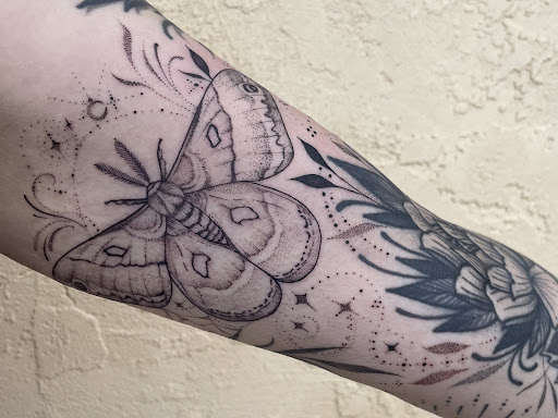 Explore cool name tattoo ideas, creative tattoo ideas in Pagosa Springs, available at Amber Demeis Tattoos