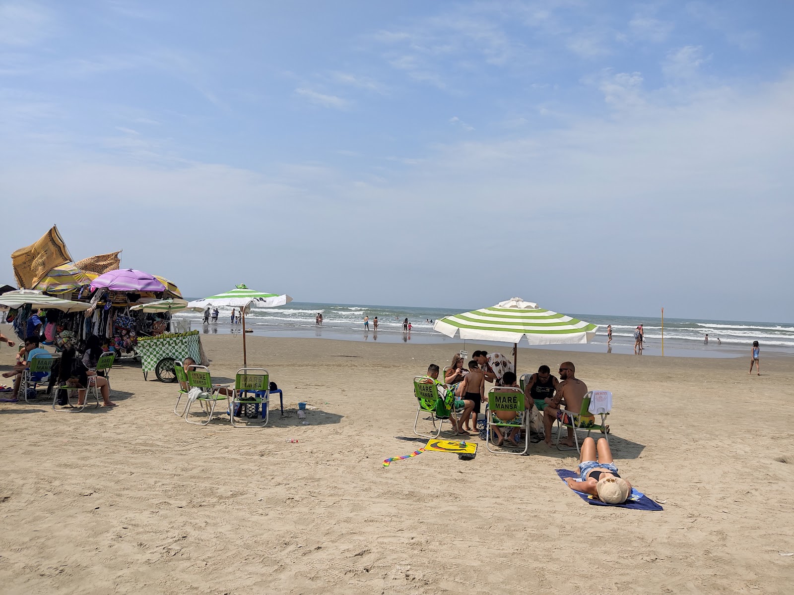 Foto di Spiaggia dell'Oceano e l'insediamento