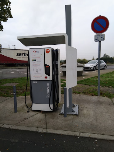 Borne de recharge de véhicules électriques TOTAL Station de recharge Seclin
