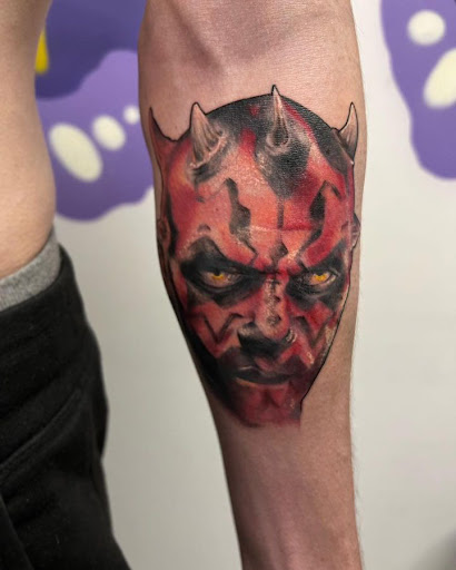 Explore horror movie tattoo ideas, creative tattoo ideas in Virginia Beach, available at The Collective Tattoo & Body Piercing