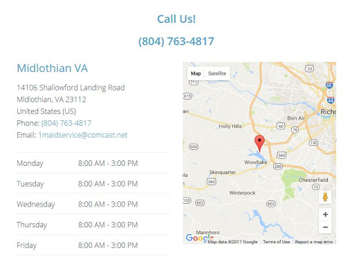 House Cleaning Service «Mid-Atlantic Maid Service», reviews and photos, 14106 Shallowford Landing Rd, Midlothian, VA 23112, USA