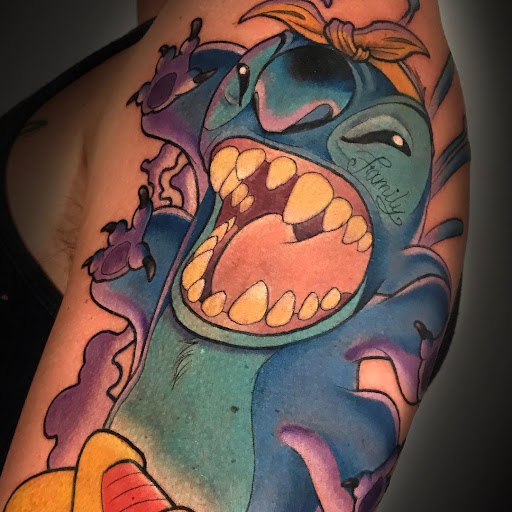 Explore female supernatural tattoo ideas, creative tattoo ideas in Kissimmee, available at Fallen Sparrow Tattoo Co