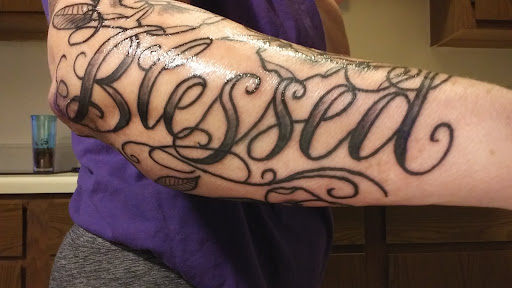 Explore tattoo ideas leg calf, creative tattoo ideas in Utica, available at No Name Tattoo Downtown Utica