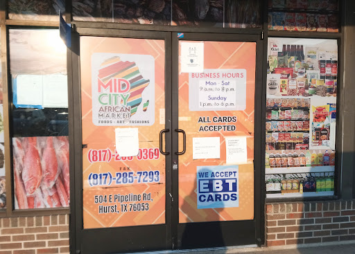 Grocery Store «Mid City African Market», reviews and photos, 504 E Pipeline Rd, Hurst, TX 76053, USA