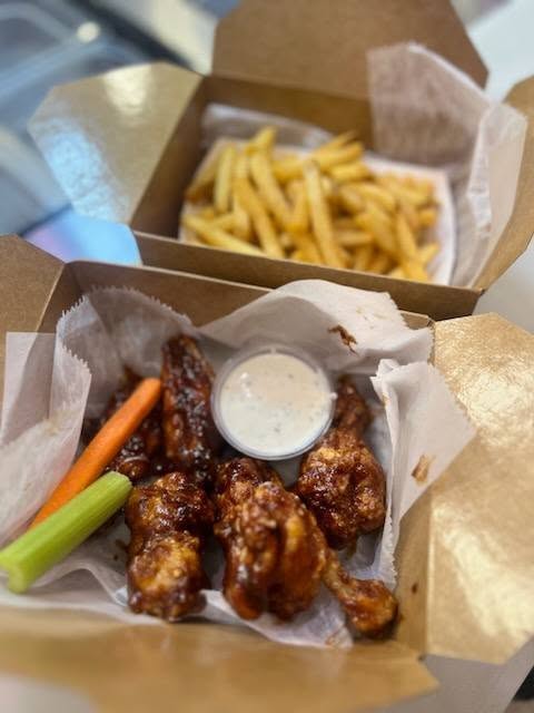 Feather & Flame wings & Pizza