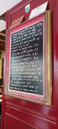 L'Anvers du Décor à Paris menu