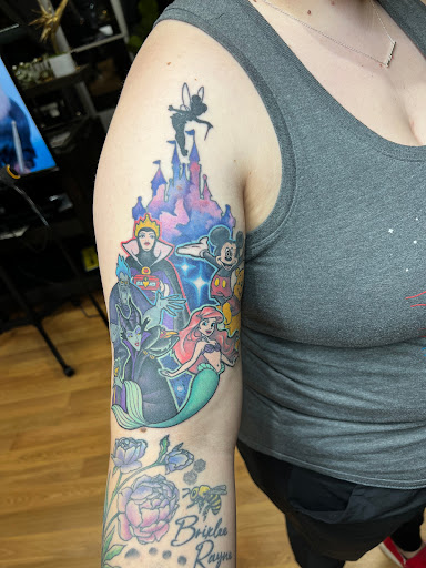 Explore black bird tattoo ideas, creative tattoo ideas in Roy, available at Garden Gate Tattoo & Art Collective