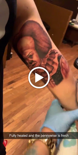 Explore face tattoo ideas for females, creative tattoo ideas in Marshall, available at Gentlemans Ink