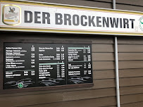 Menu / carte de Der Brockenwirt Fam. Steinhoff, Schierke à Wernigerode