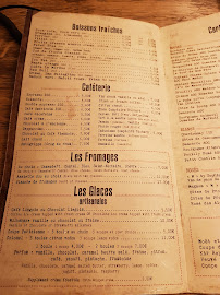 Restaurant français Café Jade à Paris (la carte)
