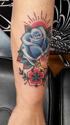 Explore nature tattoo sleeve ideas, creative tattoo ideas in Enid, available at Culture Tattoo