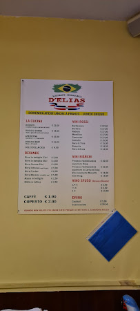 Restaurant brésilien Ristorante churrascaria D'Elias. (Ristorante Brasiliano) à Novi Ligure - menu / carte