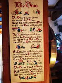 Gaststätte Oma à Dresden menu