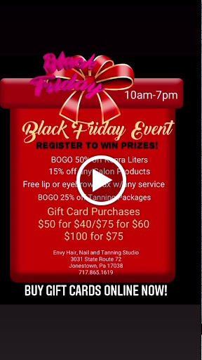 Hair Salon «Envy Hair, Nail and Tanning Studio», reviews and photos, 3031 PA-72, Jonestown, PA 17038, USA