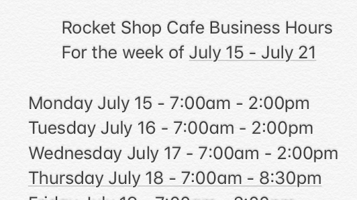 American Restaurant «Rocket Shop Cafe», reviews and photos, 2000 S Union Ave, Bakersfield, CA 93307, USA