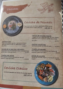 Menu / carte de Aki me kedo à Milan