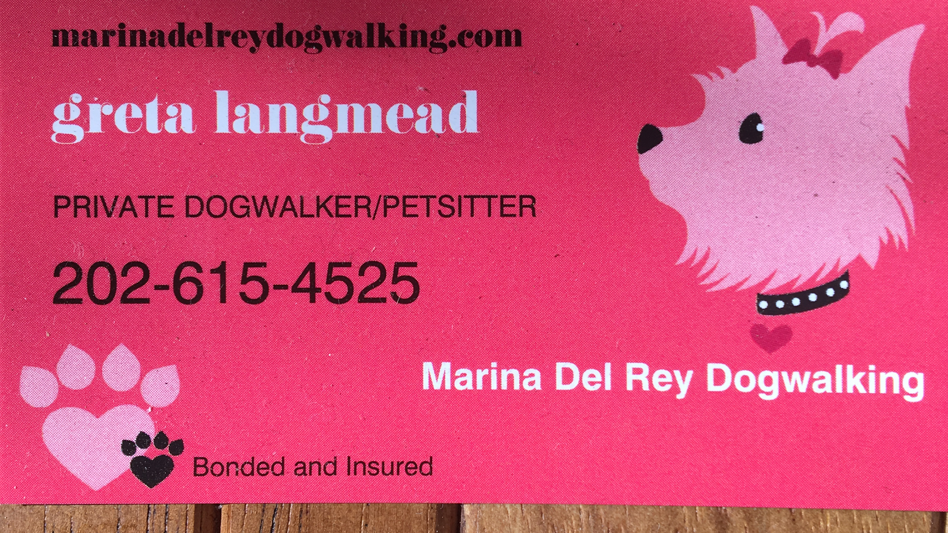 Marina Del Rey Dogwalking