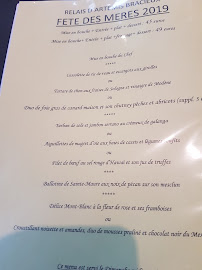 Restaurant Au Relais d'Artémis à Bracieux (la carte)
