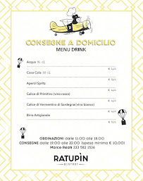 Menu / carte de Ratupín Bistrot à Siziano