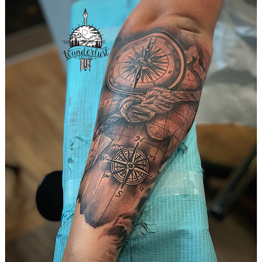 Tattoo Shop «The Wanderlust Tattoo», reviews and photos, 5915 Norwich Ave N, Oak Park Heights, MN 55082, USA