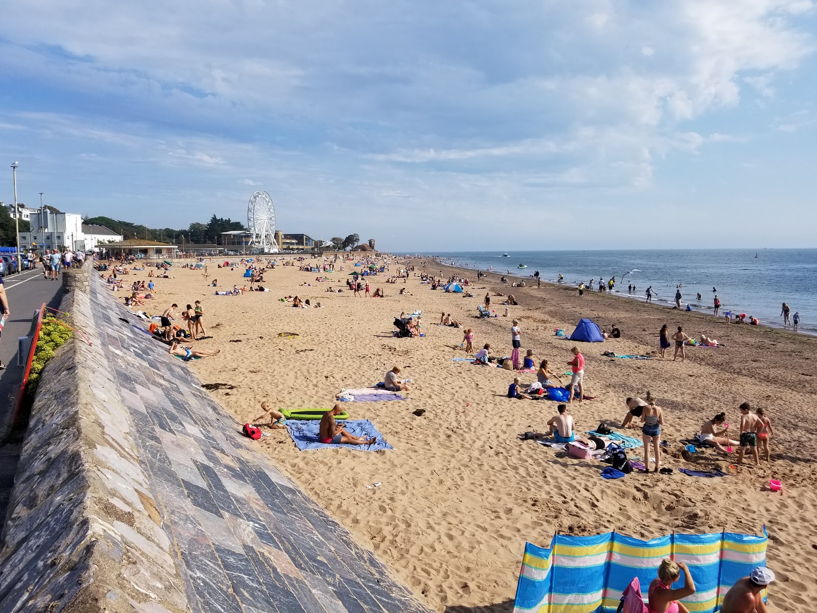 Foto di Spiaggia di Exmouth con una superficie del sabbia beige