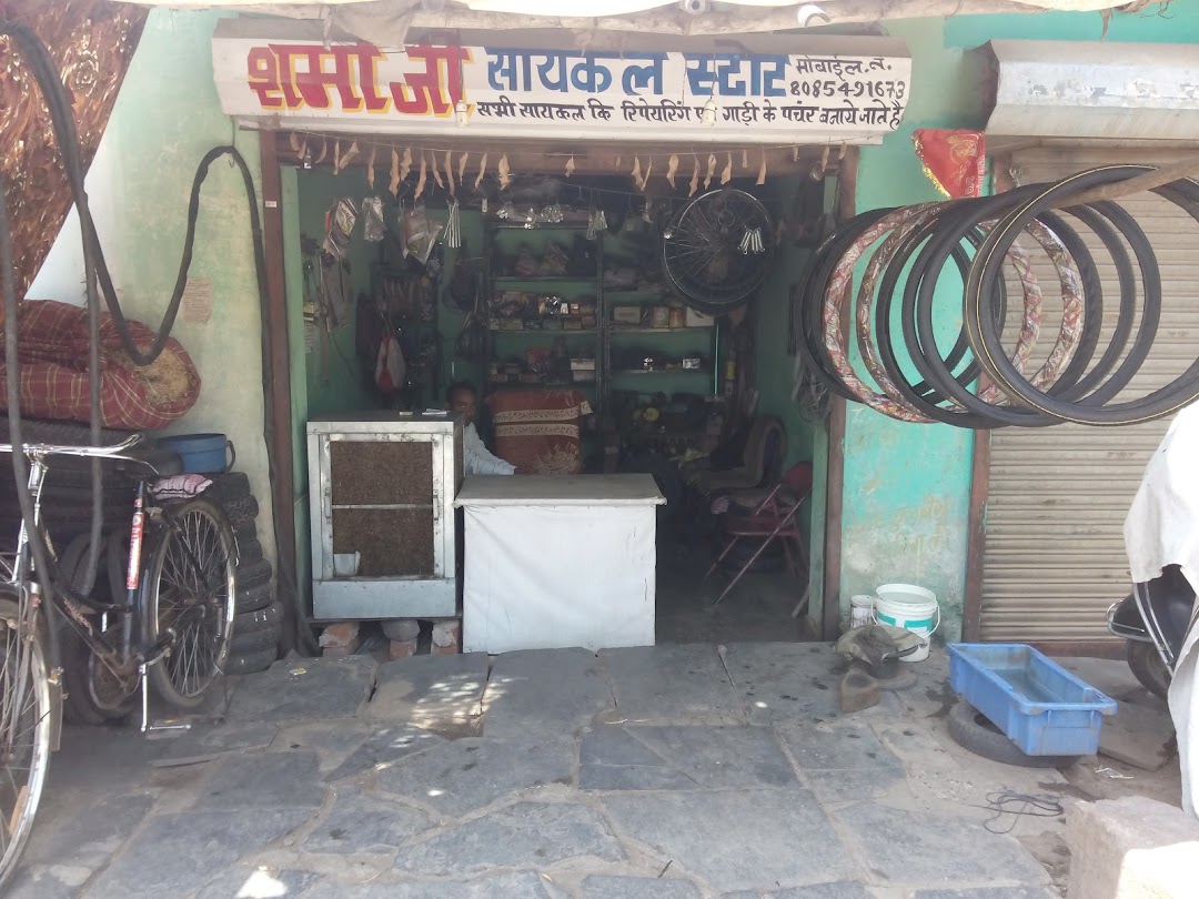 Sharma Ji cycle repair shop