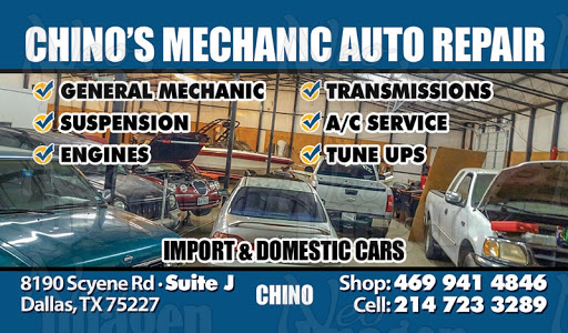 Auto Repair Shop «Chinos Mechanic Auto Repair», reviews and photos, 8190 Scyene Rd, Dallas, TX 75227, USA