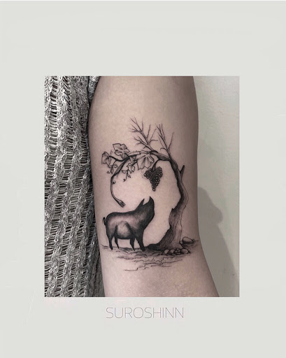Explore dope tattoo ideas, creative tattoo ideas in New York, available at Red Baron Ink Tattoo and Piercing