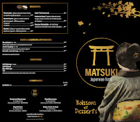 Matsuki Restaurant à Biscarrosse carte