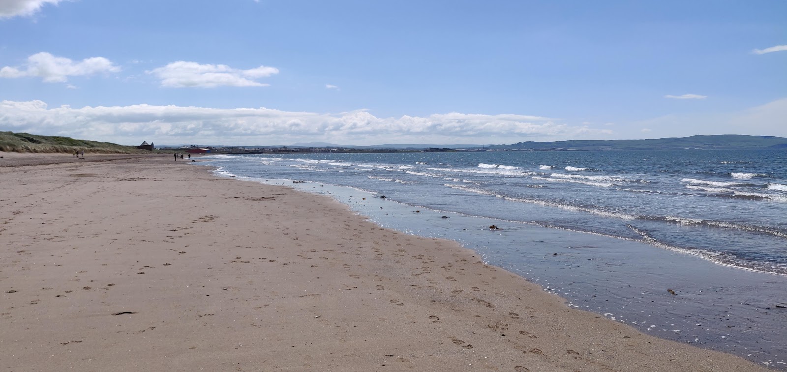 普雷斯特威克海滩的照片 带有宽敞的海岸