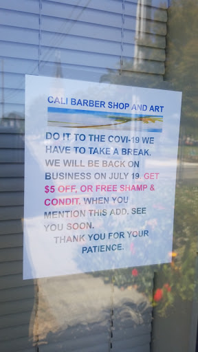 Barber Shop «Cali Barber Shop and Art», reviews and photos, 155 Mission St, Santa Cruz, CA 95060, USA
