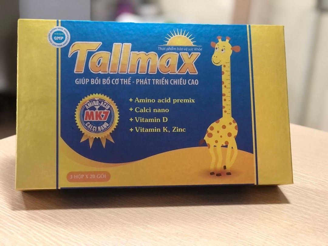 Tallmax Tăng chiều cao - Dược phẩm Châu Âu