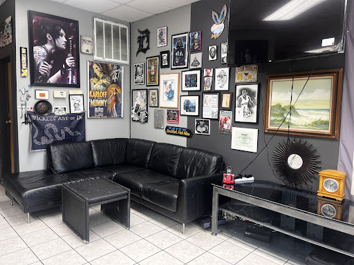 Explore violin tattoo ideas, creative tattoo ideas in Warren, available at Tattoo X