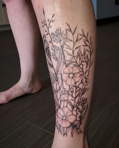 Explore awesome sleeve tattoo ideas for guys, creative tattoo ideas in Palm Harbor, available at Angry Owl Tattoo and Piercing