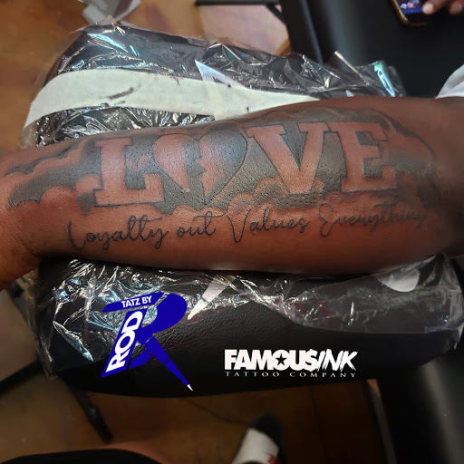 Explore knee surgery tattoo ideas, creative tattoo ideas in Hammond, available at Famous Ink, Inc.