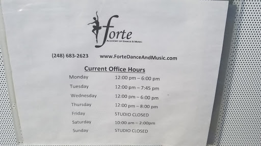 Dance School «Forte Academy of Dance», reviews and photos, 1400 Scott Lake Rd b, Waterford Twp, MI 48328, USA