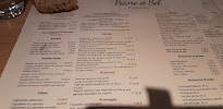 Poivre et Sel à Blois menu