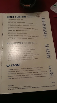 Restaurant Kalispera à Dolo (le menu)