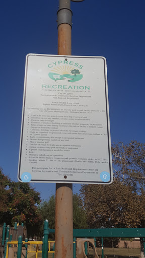 Park «Oak Knoll Park», reviews and photos, 9600 Graham St, Cypress, CA 90630, USA