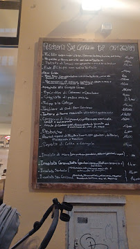 Menu / carte de Pescheria San Gervasio à Bologna