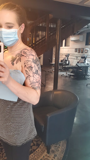 Explore hammer tattoo ideas, creative tattoo ideas in Arlington, available at Skye Tattoo