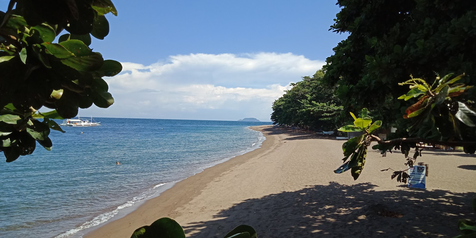 Poblacion Beach的照片 带有明亮的沙子表面