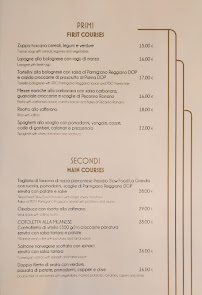 Menu / carte de Motta à Ferno