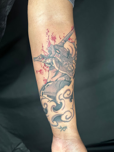 Explore japanese leg sleeve tattoo ideas, creative tattoo ideas in West Linn, available at Dead Gods Tattoo
