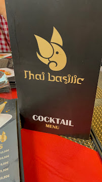 Restaurant thaï Basilic & Thaï à Roissy-en-France - menu / carte